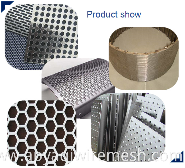 0.8mm Thickness Low Carbon Steel perforated metal mesh sheet punched steel mesh sheet 5mm Hole